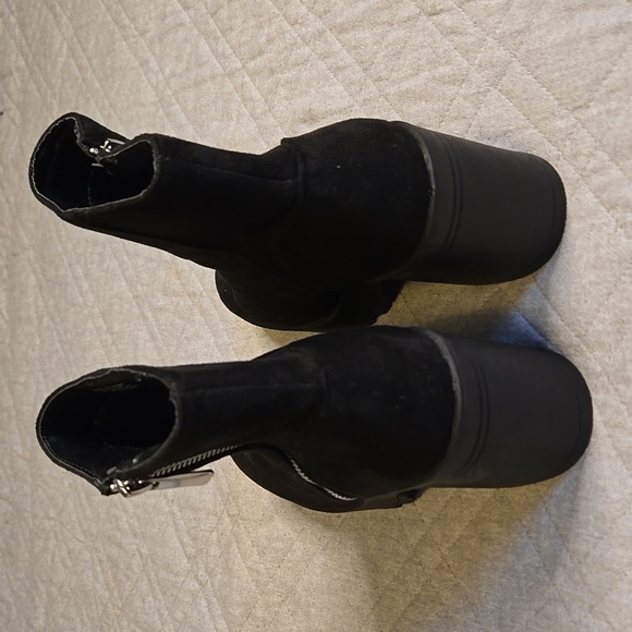 French Connection Jasmine Ankle Boots Black Size 6 - Picture 5 of 7
